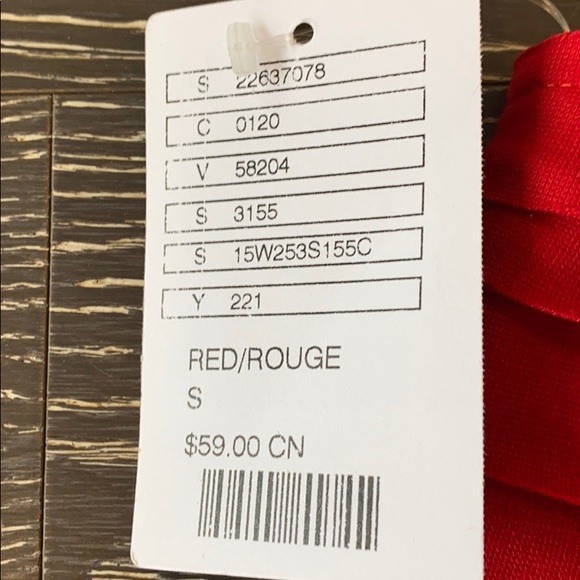 Red Mini Skirt - Picture 3 of 4